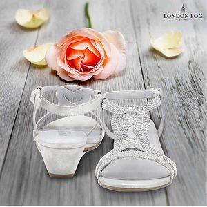 London Fog Womens Dress Sandals size 9 # bag 21